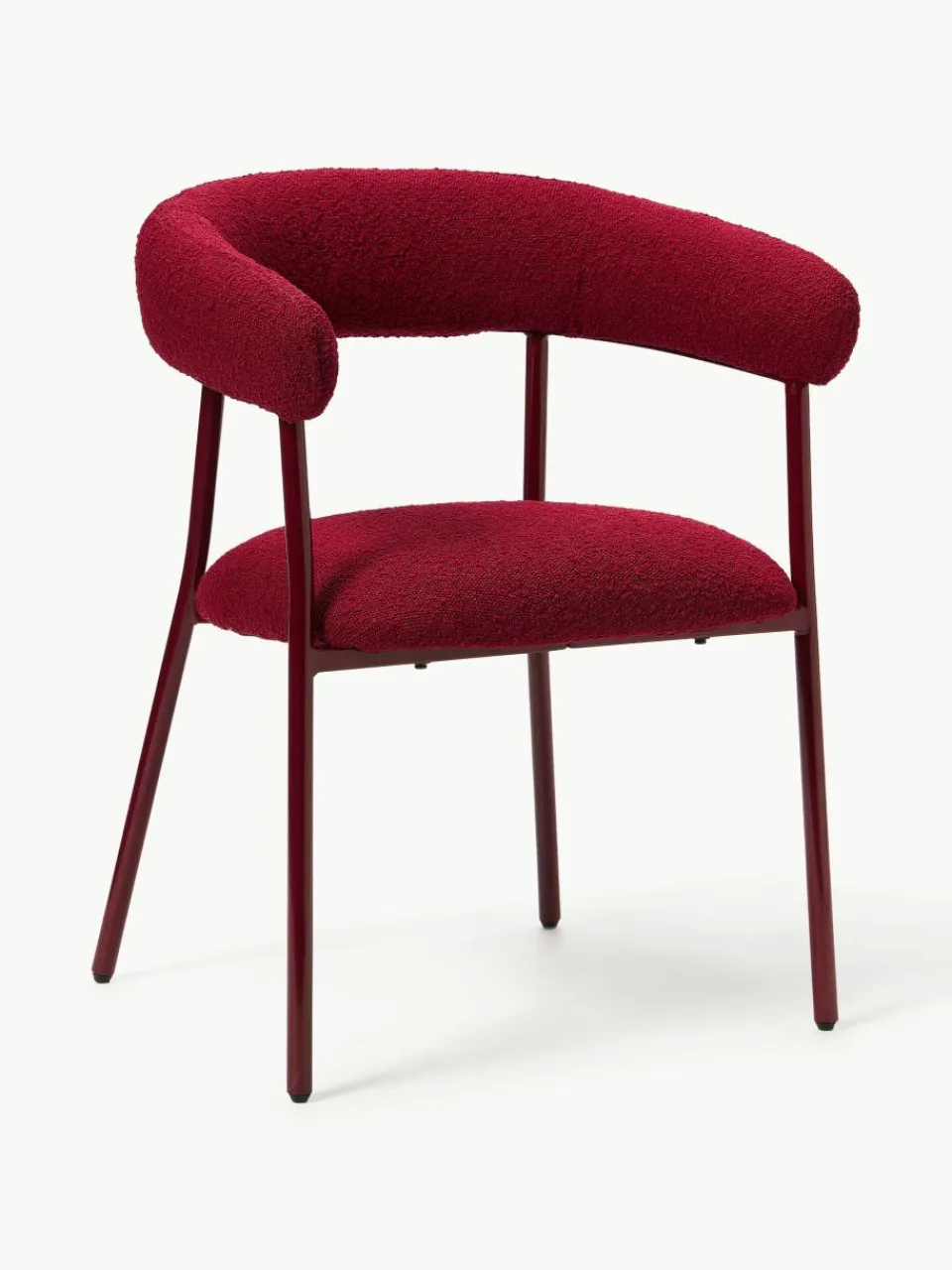 Bouclé gestoffeerde stoelen Thiago, 2 stuks^Westwing Collection Hot