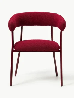 Bouclé gestoffeerde stoelen Thiago, 2 stuks^Westwing Collection Hot