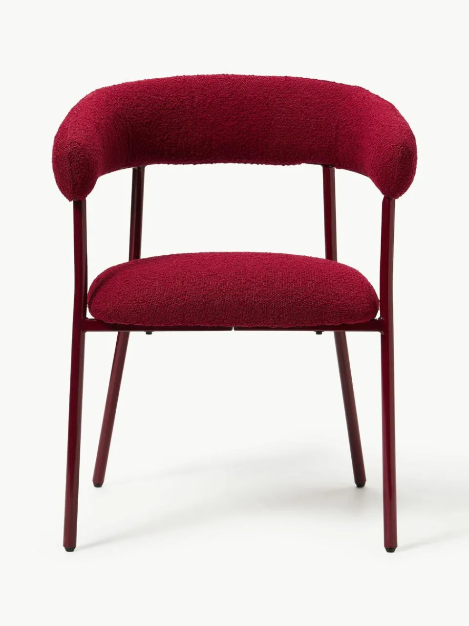 Bouclé gestoffeerde stoelen Thiago, 2 stuks^Westwing Collection Hot