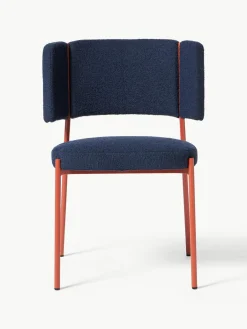 Bouclé gestoffeerde stoelen Samantha, 2 stuks^Westwing Collection New