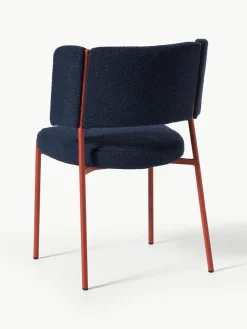 Bouclé gestoffeerde stoelen Samantha, 2 stuks^Westwing Collection New