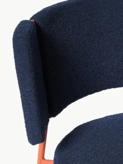 Bouclé gestoffeerde stoelen Samantha, 2 stuks^Westwing Collection New