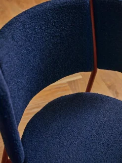 Bouclé gestoffeerde stoelen Samantha, 2 stuks^Westwing Collection New