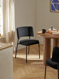 Bouclé gestoffeerde stoelen Samantha, 2 stuks^Westwing Collection Hot
