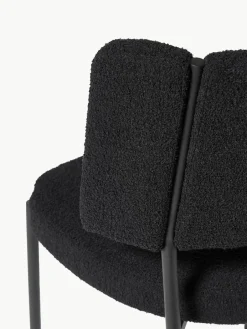 Bouclé gestoffeerde stoelen Samantha, 2 stuks^Westwing Collection Hot