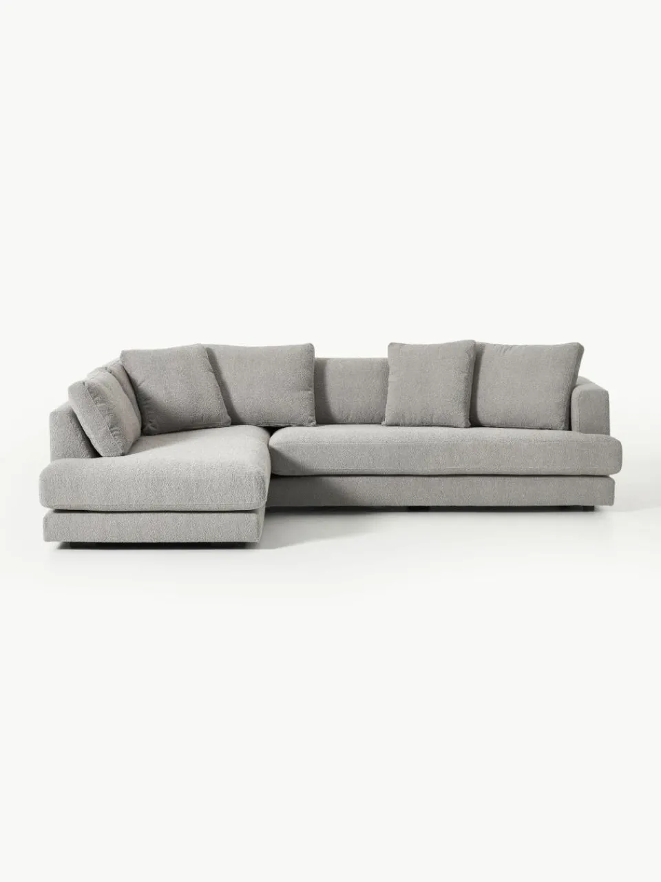 Bouclé hoekbank Tribeca^Westwing Collection Hot