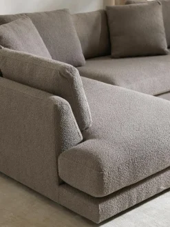 Bouclé hoekbank Tribeca^Westwing Collection Hot