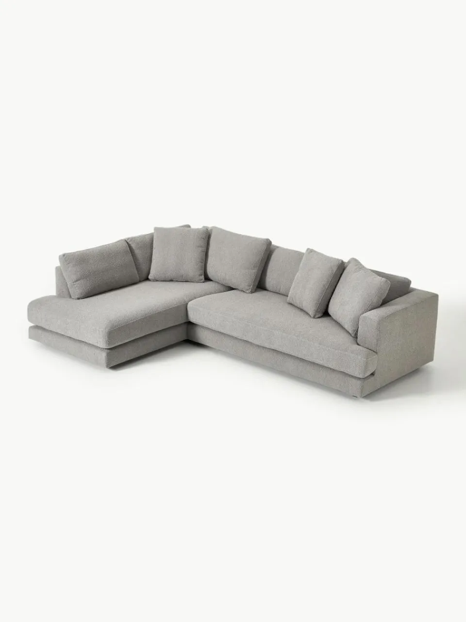 Bouclé hoekbank Tribeca^Westwing Collection Hot
