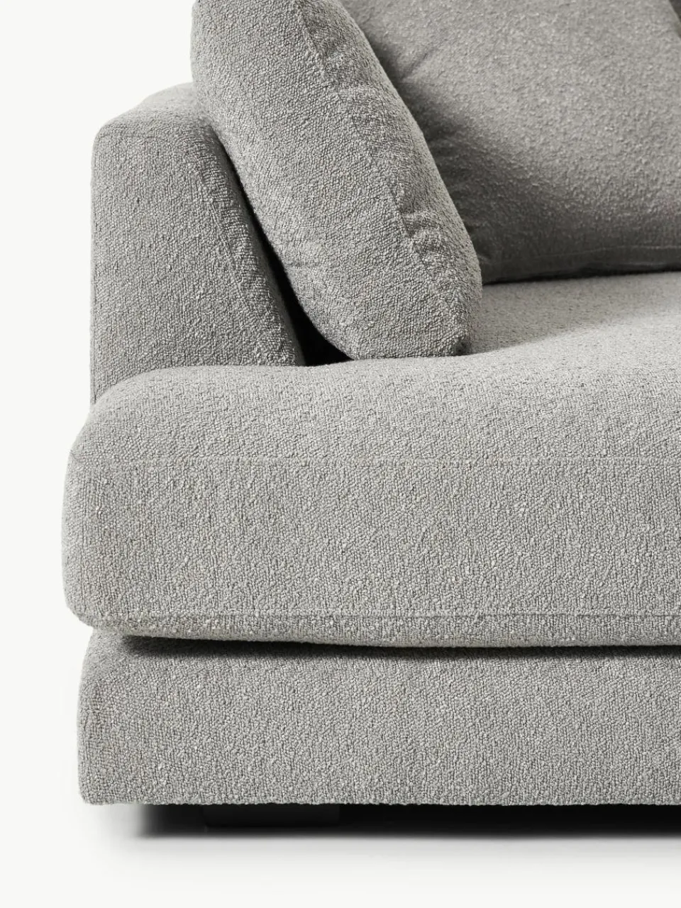 Bouclé hoekbank Tribeca^Westwing Collection Hot