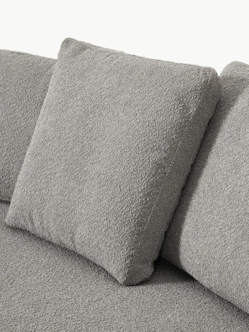 Bouclé hoekbank Tribeca^Westwing Collection Hot
