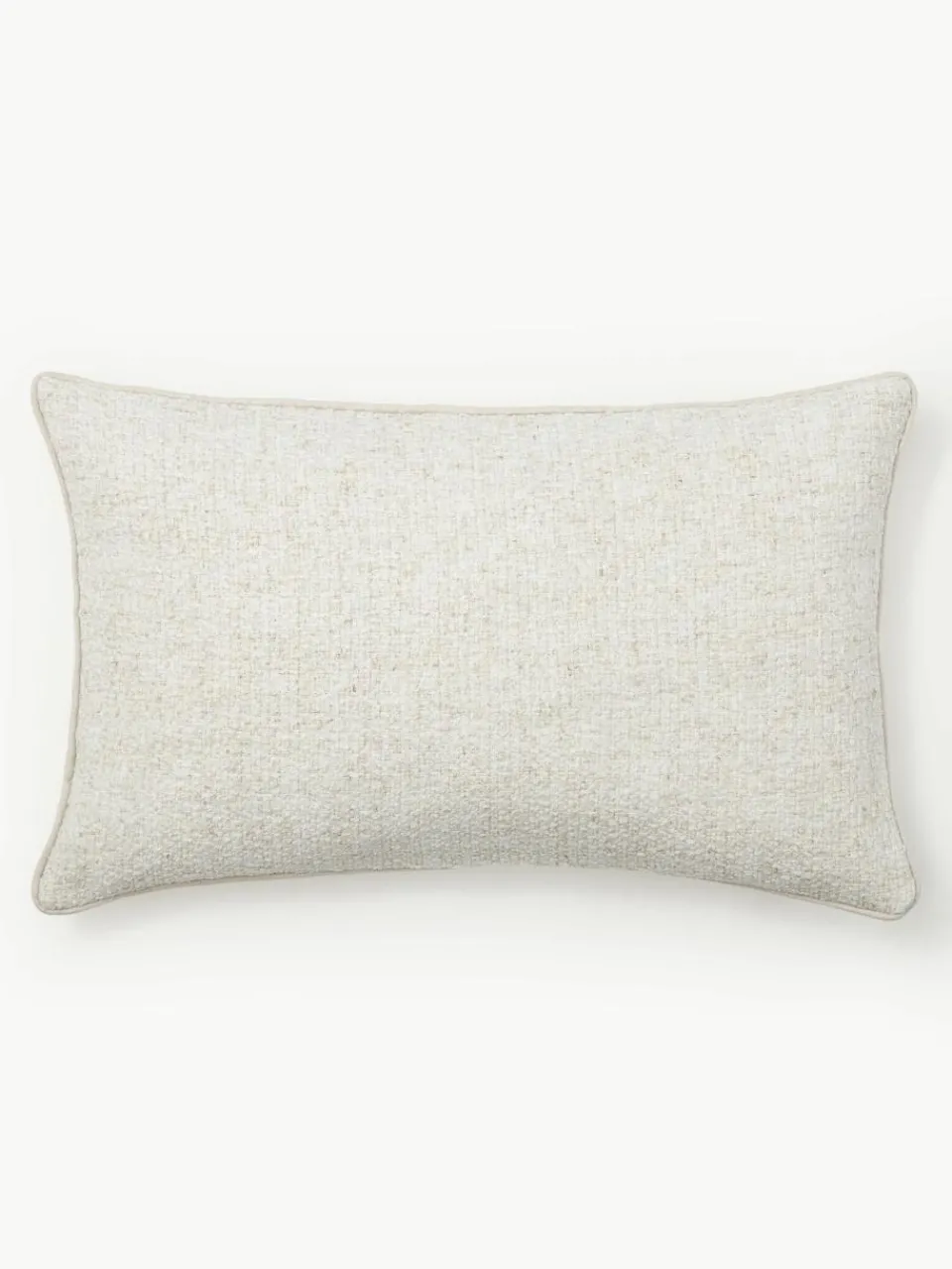 Bouclé kussenhoes Aya met bies^Westwing Collection Online