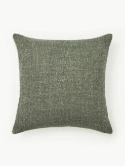 Bouclé kussenhoes Aya met bies^Westwing Collection Fashion