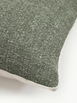 Bouclé kussenhoes Aya met bies^Westwing Collection Fashion