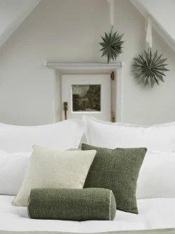 Bouclé kussenhoes Aya met biesrand^Westwing Collection Outlet