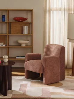 Bouclé loungefauteuil Aven^Westwing Collection Best
