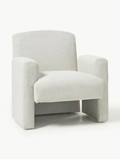 Bouclé loungefauteuil Aven^Westwing Collection Hot