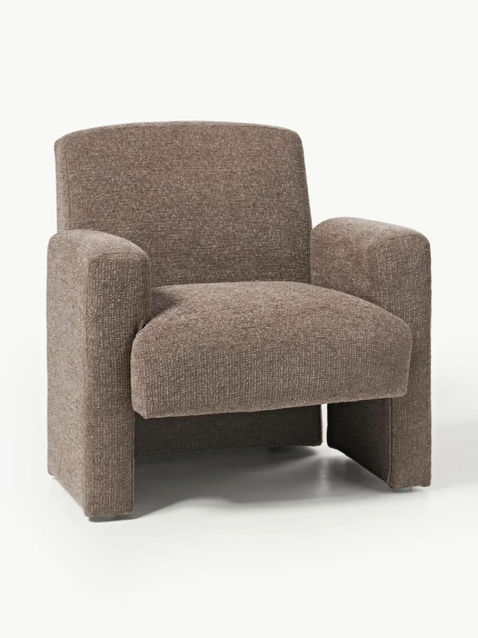 Bouclé loungefauteuil Aven^Westwing Collection Discount