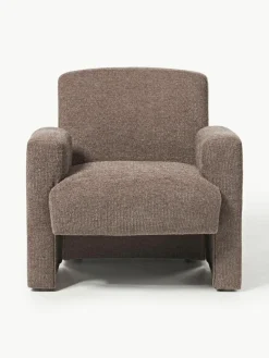 Bouclé loungefauteuil Aven^Westwing Collection Discount