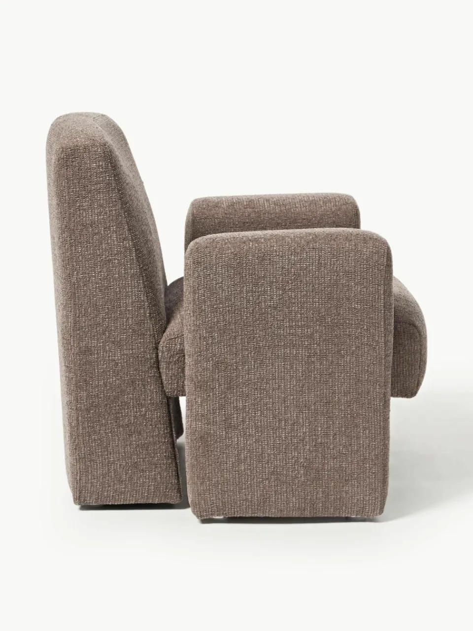 Bouclé loungefauteuil Aven^Westwing Collection Discount