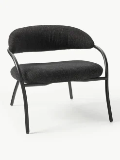 Bouclé loungefauteuil Dodo^Westwing Collection Online