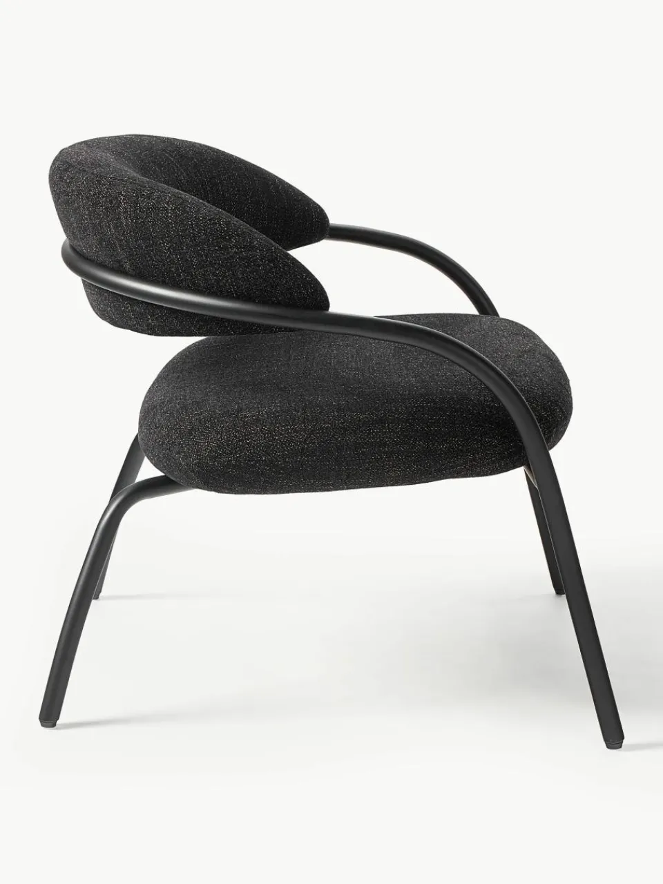 Bouclé loungefauteuil Dodo^Westwing Collection Online