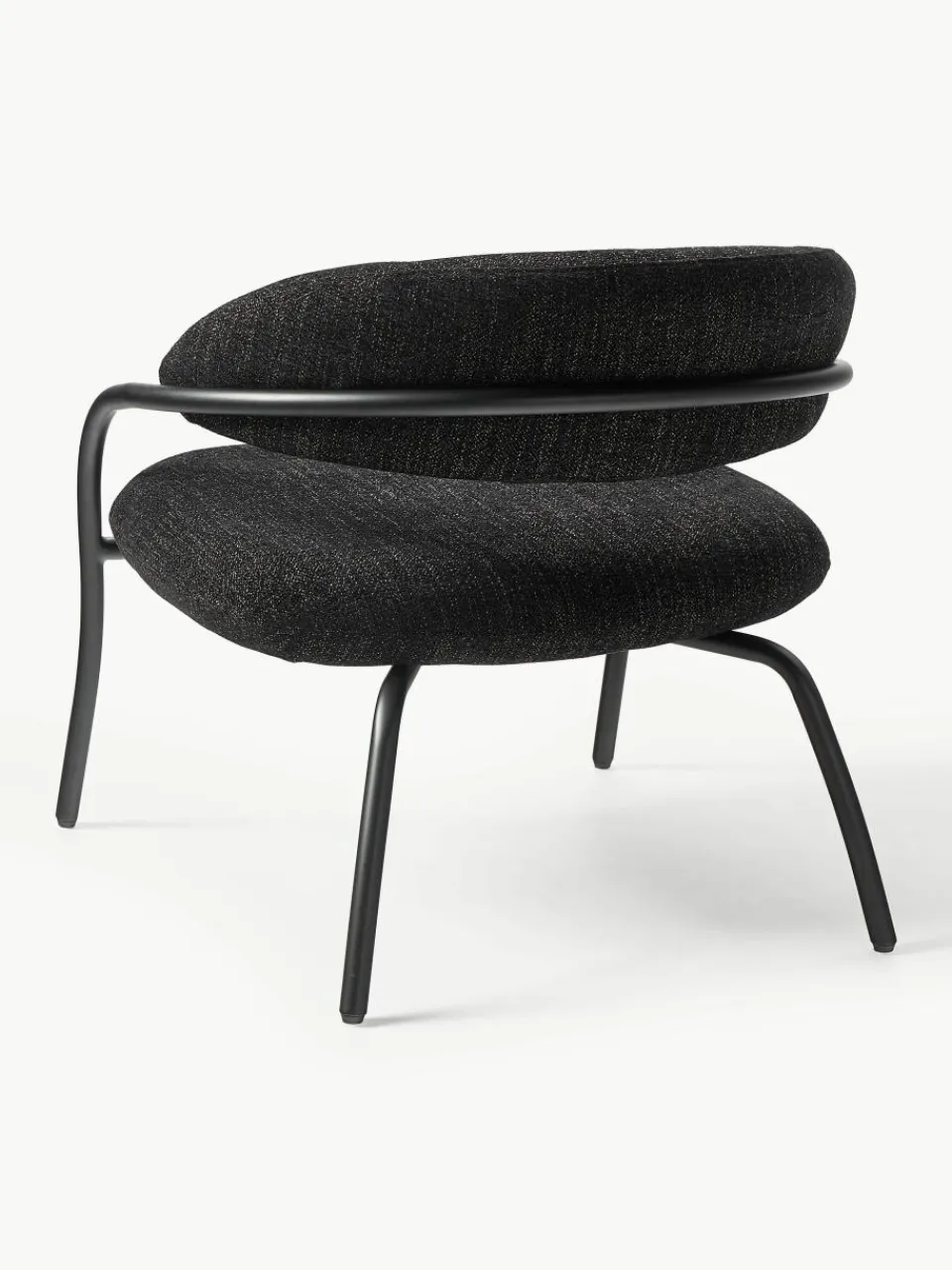 Bouclé loungefauteuil Dodo^Westwing Collection Online