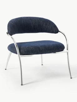 Bouclé loungefauteuil Dodo^Westwing Collection Hot