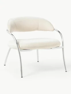Bouclé loungefauteuil Dodo^Westwing Collection Outlet