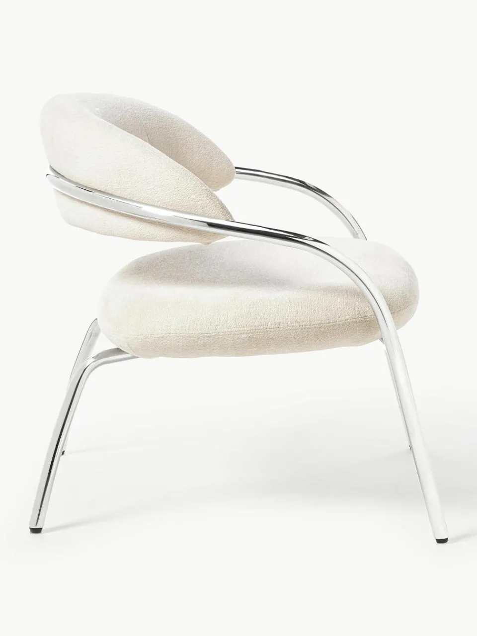 Bouclé loungefauteuil Dodo^Westwing Collection Outlet