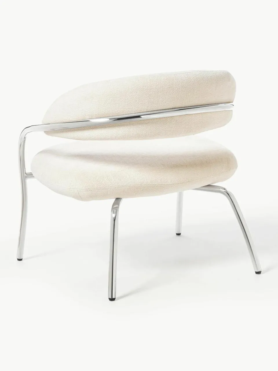 Bouclé loungefauteuil Dodo^Westwing Collection Outlet