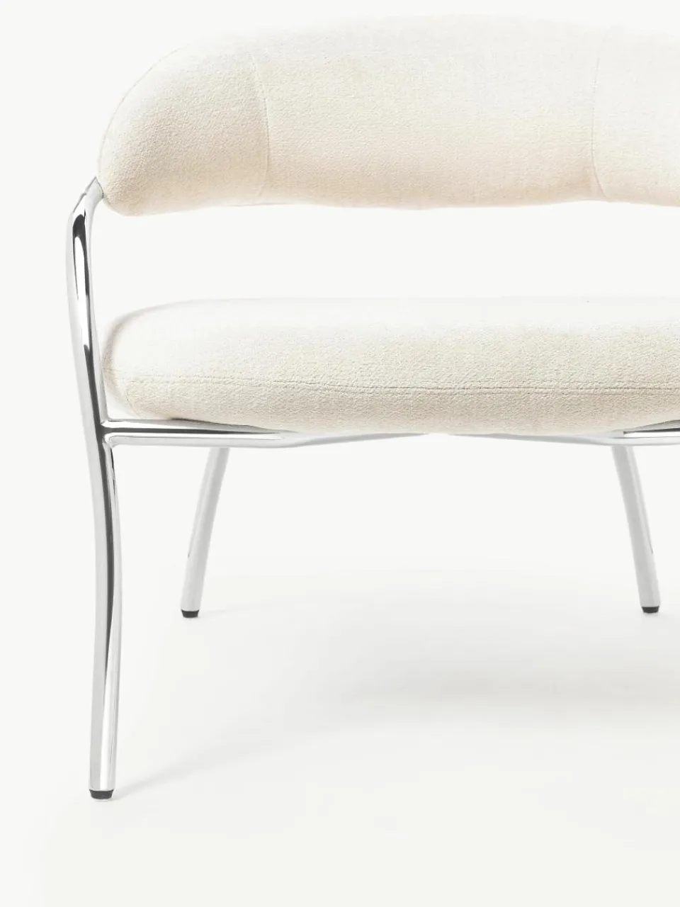 Bouclé loungefauteuil Dodo^Westwing Collection Outlet