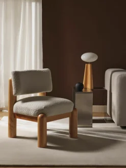 Bouclé loungefauteuil Findus^Westwing Collection Clearance