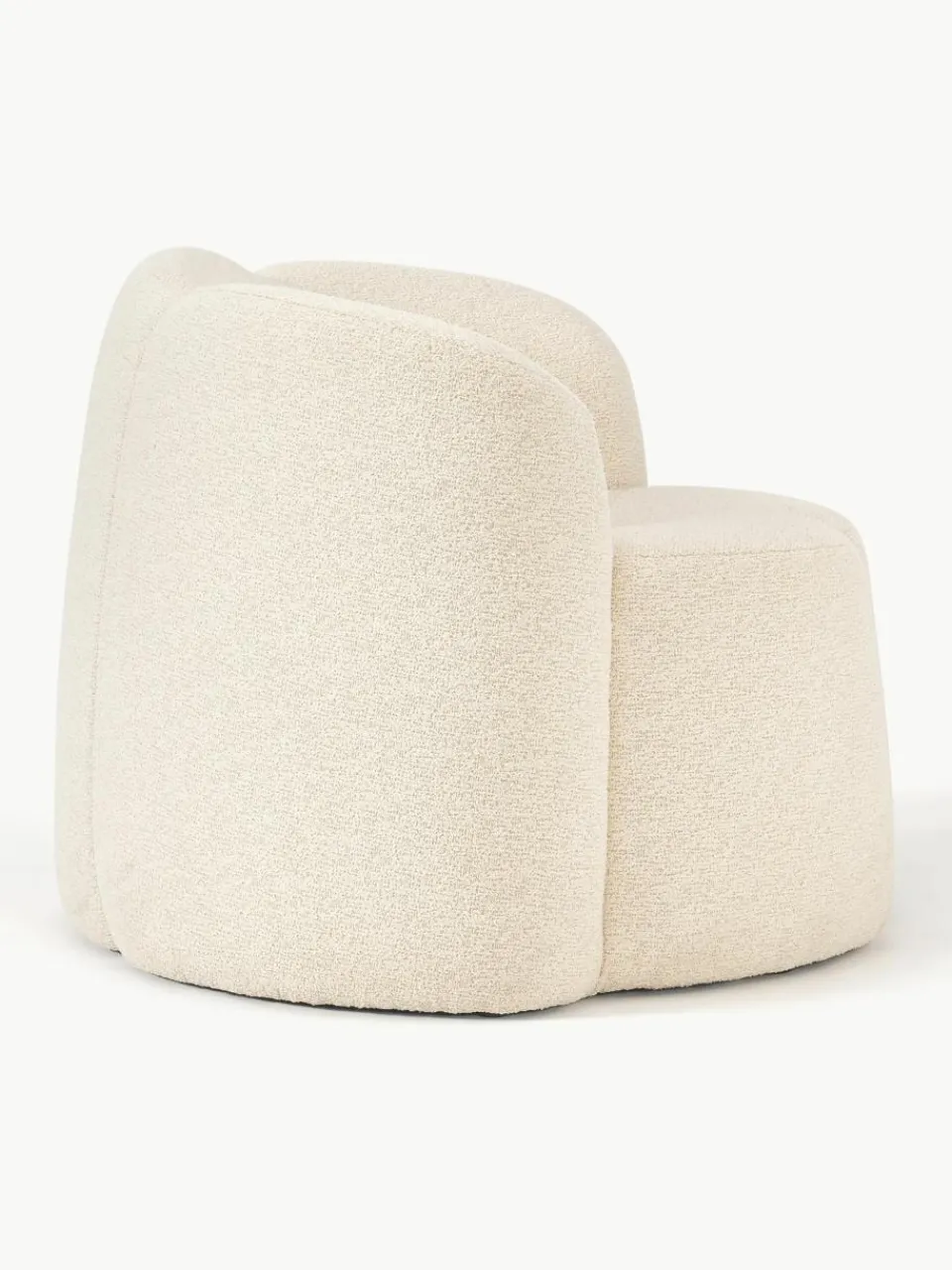 Bouclé loungefauteuil Fleur^Westwing Collection New