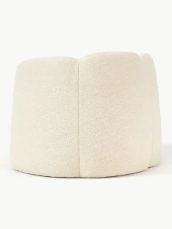 Bouclé loungefauteuil Fleur^Westwing Collection New