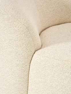 Bouclé loungefauteuil Fleur^Westwing Collection New