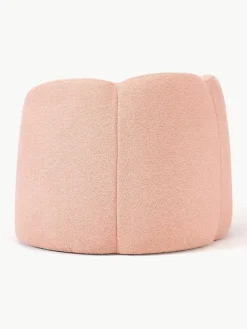 Bouclé loungefauteuil Fleur^Westwing Collection Online
