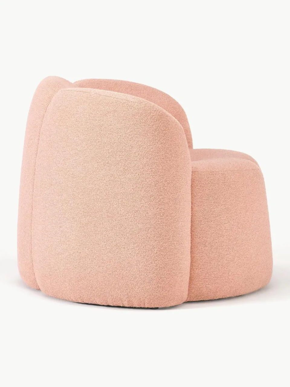 Bouclé loungefauteuil Fleur^Westwing Collection Online