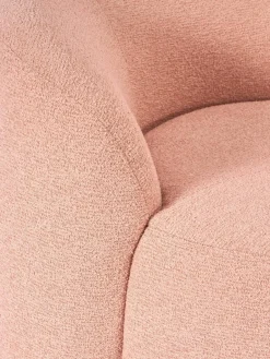 Bouclé loungefauteuil Fleur^Westwing Collection Online