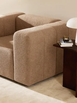 Bouclé loungefauteuil Lena^Westwing Collection New