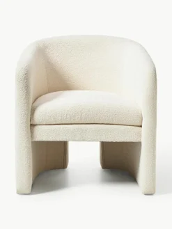 Bouclé loungefauteuil Mairo^Westwing Collection Fashion