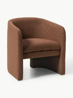 Bouclé loungefauteuil Mairo^Westwing Collection New