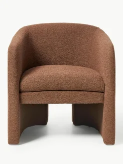 Bouclé loungefauteuil Mairo^Westwing Collection New