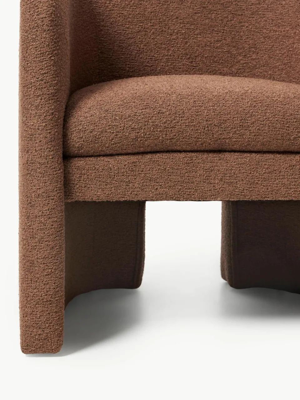 Bouclé loungefauteuil Mairo^Westwing Collection New