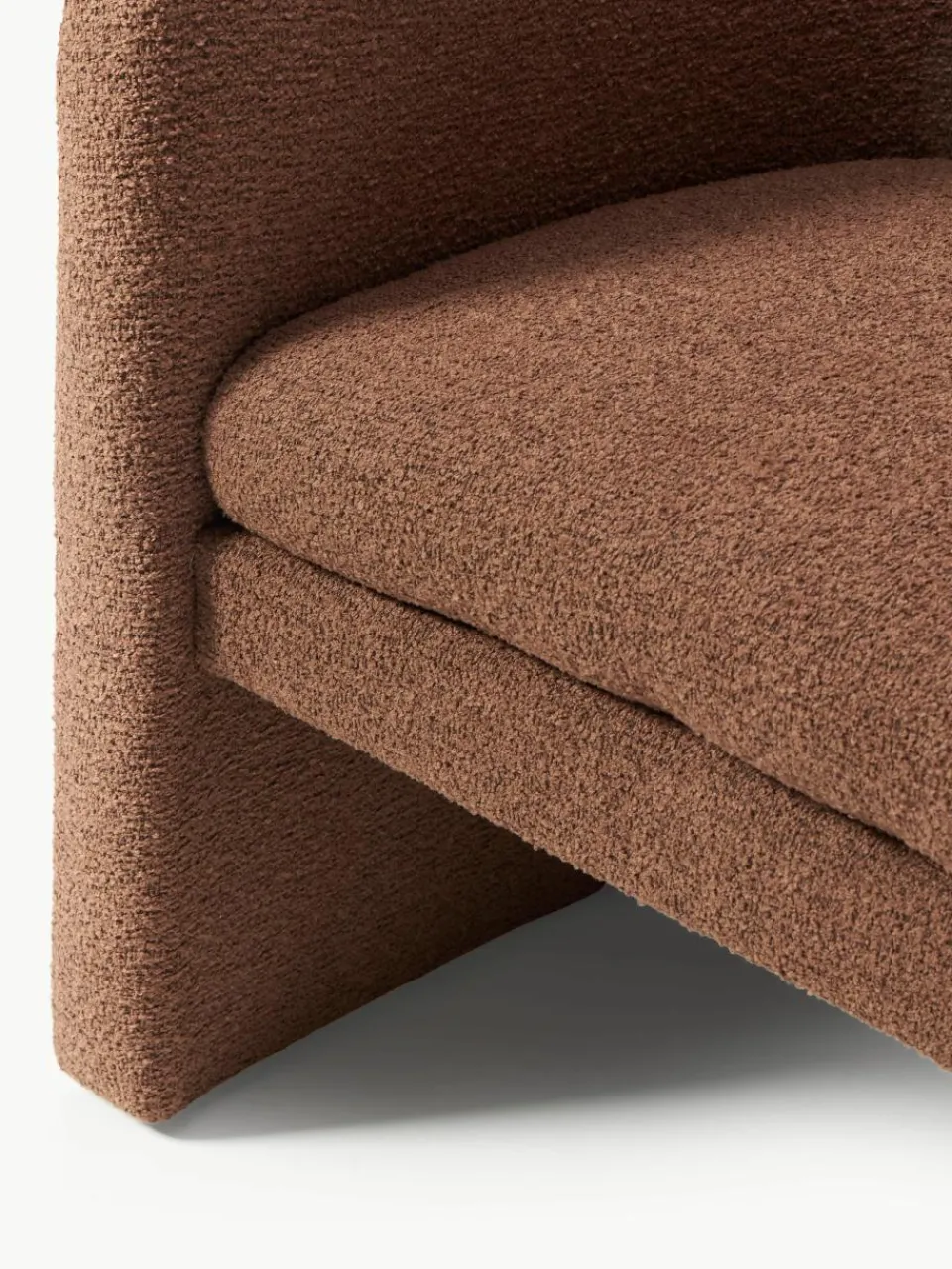 Bouclé loungefauteuil Mairo^Westwing Collection New