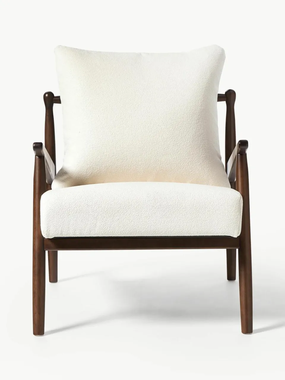 Bouclé loungefauteuil Mikkel^Westwing Collection Online