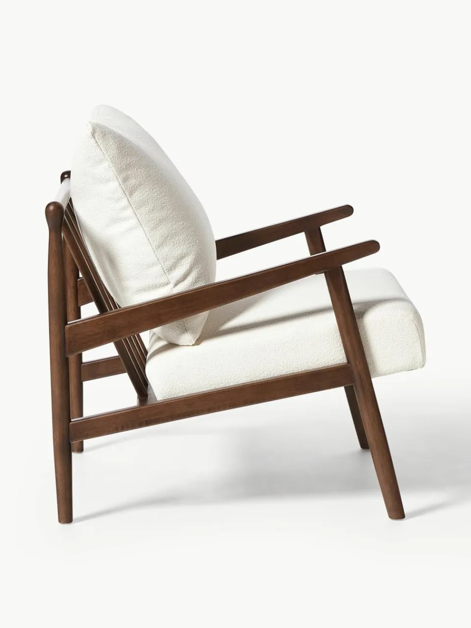 Bouclé loungefauteuil Mikkel^Westwing Collection Online