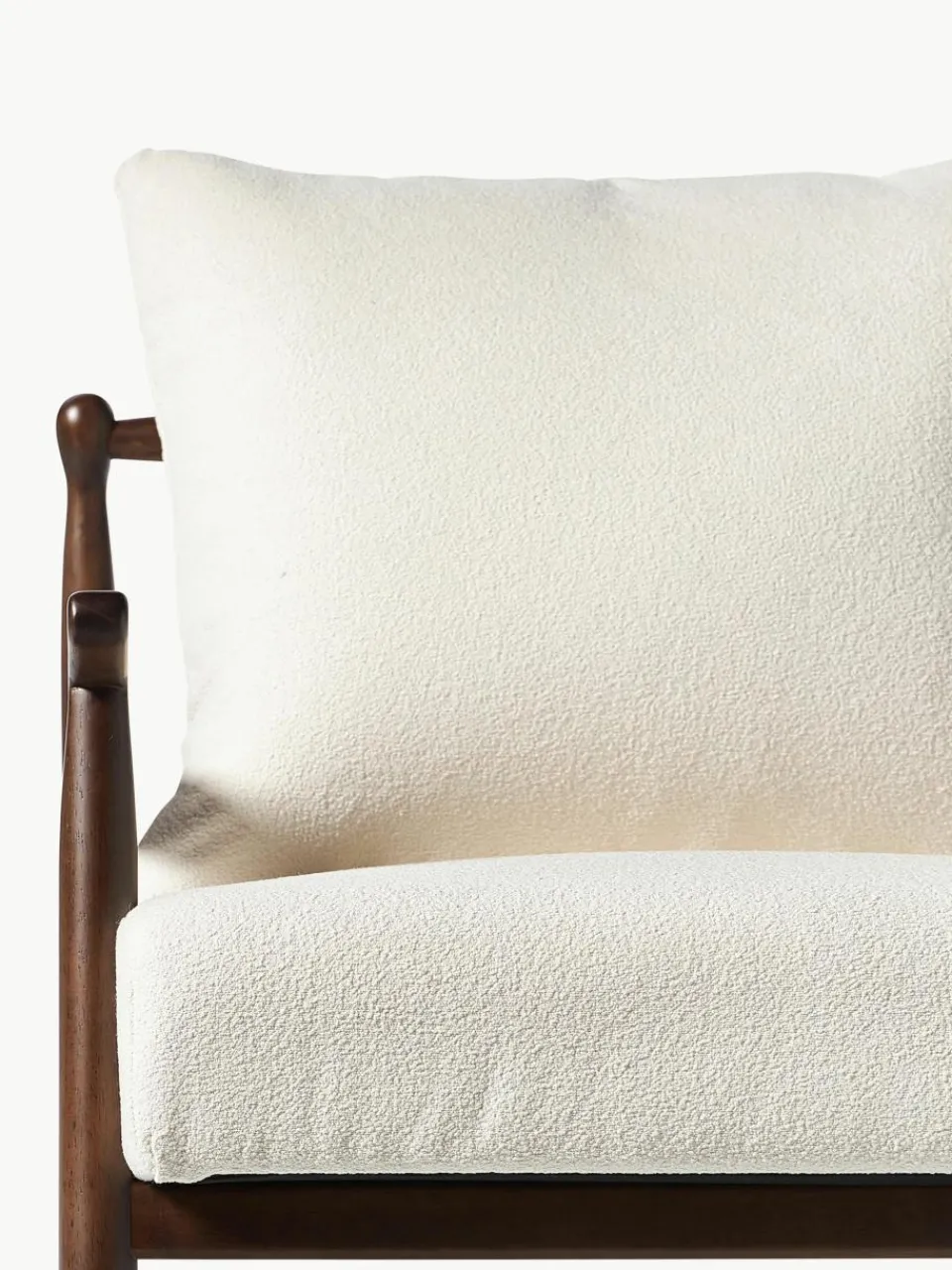 Bouclé loungefauteuil Mikkel^Westwing Collection Online