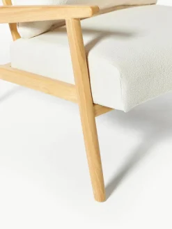Bouclé loungefauteuil Mikkel^Westwing Collection Sale