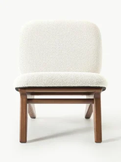 Bouclé loungefauteuil Shenay^Westwing Collection Best