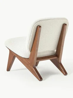 Bouclé loungefauteuil Shenay^Westwing Collection Best